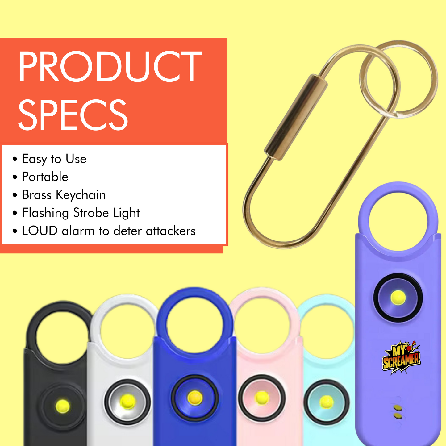 Premium Personal Safety Alarm