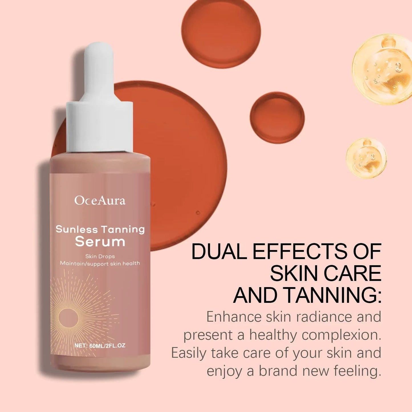 OceAura Sunless Tanning Serum — Skin Drops (60 mL)