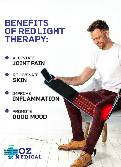 Red Light Therapy Slimming Belt - Full-Body Healing & Recovery - 660nm & 850nm wavelengths
