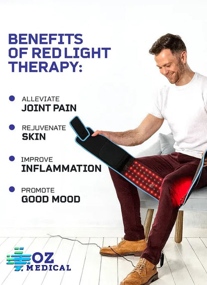Red Light Therapy Slimming Belt - Full-Body Healing & Recovery - 660nm & 850nm wavelengths